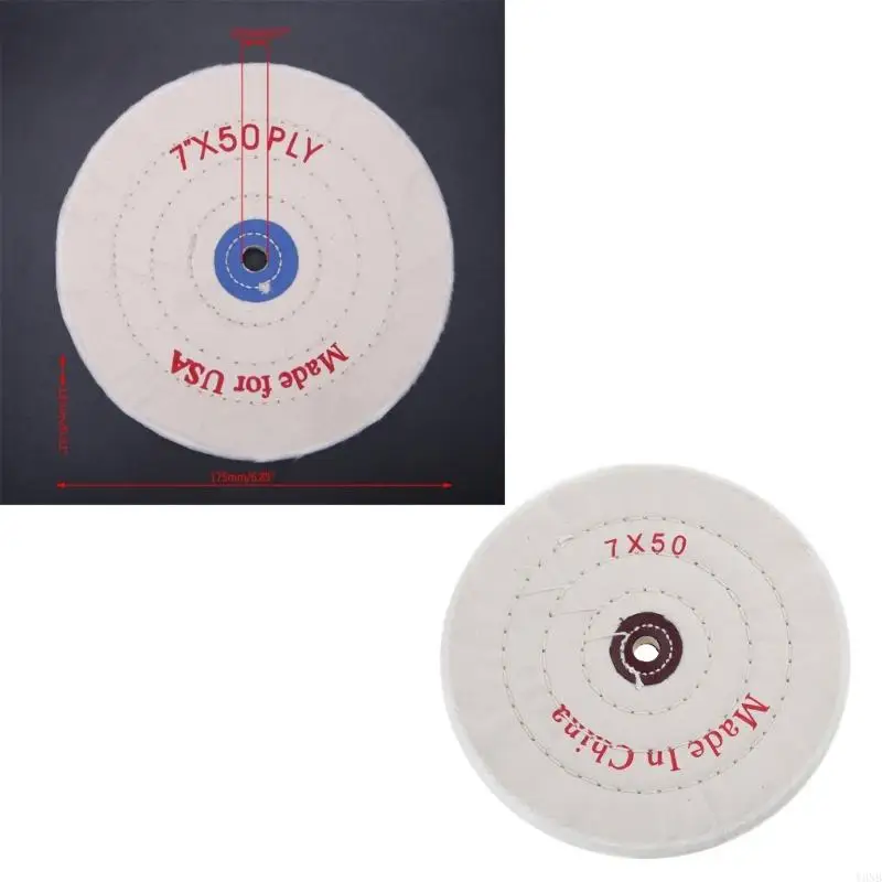 

Y3NB 3/4/5/6/7/8"Cloth Buffing Wheel Grinder For Wood Metal Jewelry Polishing Tools