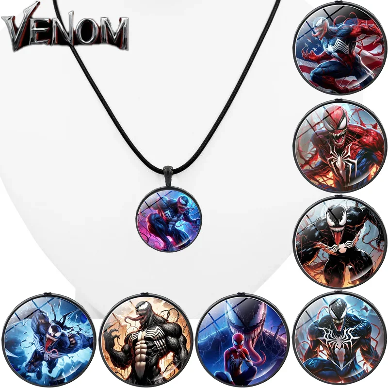 Disney Venom: The Last Dance Marvel Necklace Accessories Versatile Pendant Jewelry Sweater Chain Kids Gifts Childrens