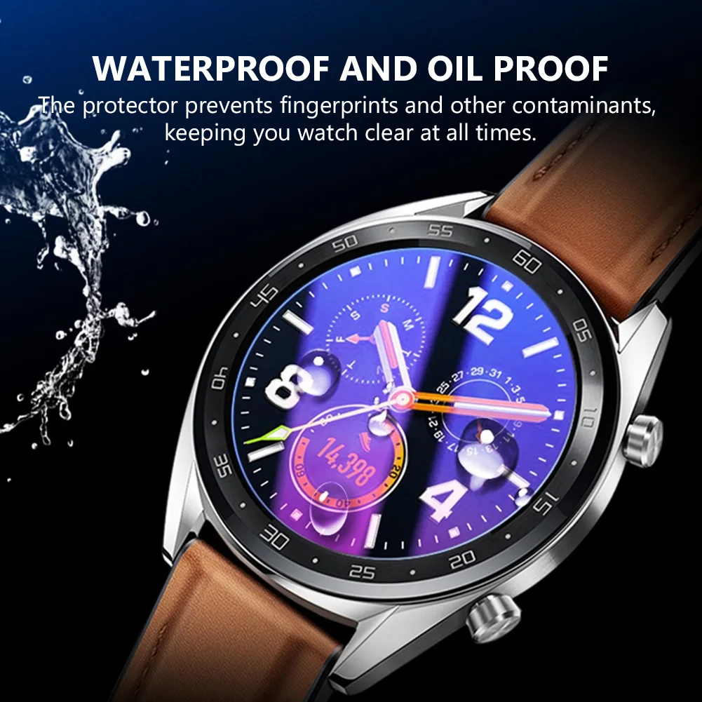 Smart Watch Tempered Glass Screen Protector Film Round Protective Film 30.5 31 31.5 32 32.5 33 33.7 34 34.5 35 36 38 40 42mm