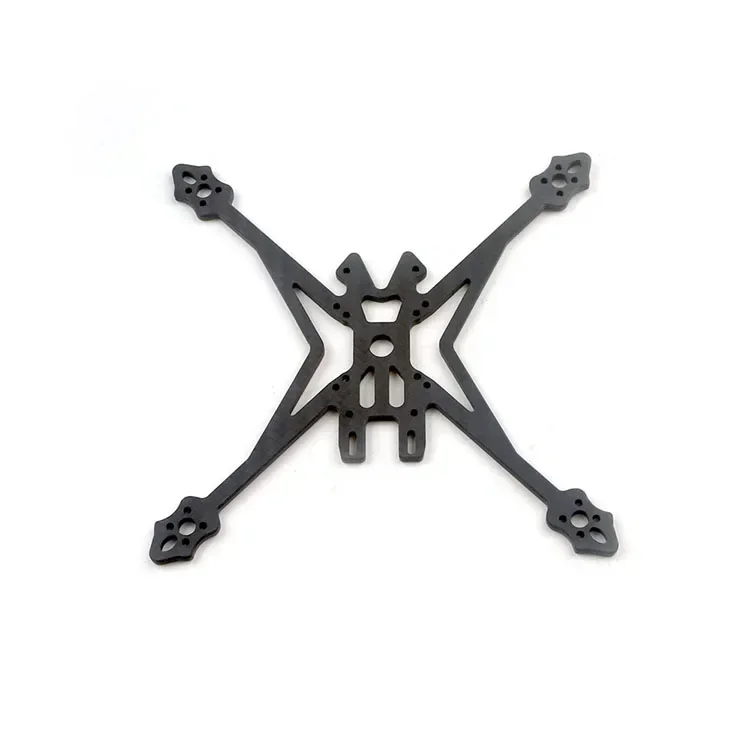 HappyModel Crux35 Kit de estrutura de fibra de carbono para drone de corrida FPV de alta definição de 3,5 polegadas para quadricóptero RC, peças de drone de corrida