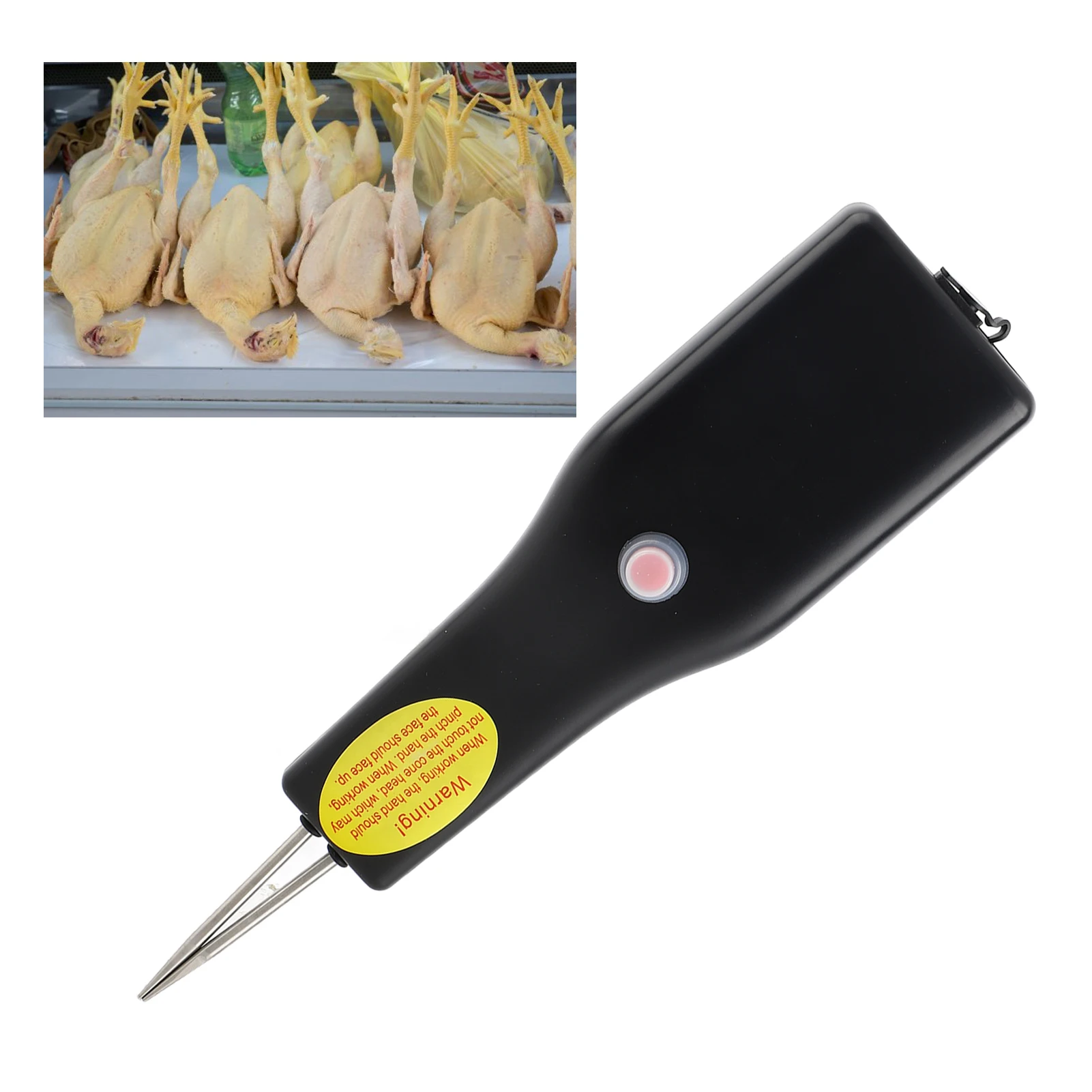 Handheld Chicken Plucker Cone Head Electric Poultry Plucker Rechargeable High Efficiency Motor for Duck