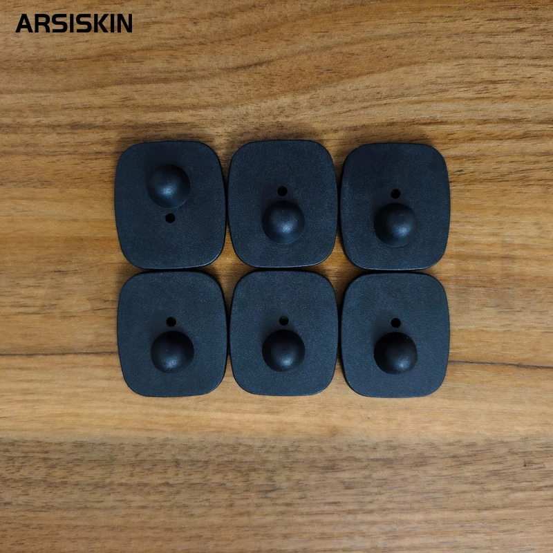 1000Pieces EAS Clothing Anti theft Magnetic Buckle RF 8.2Mhz Anti Theft Hard Label for Garment Shop Supermarket with Pins