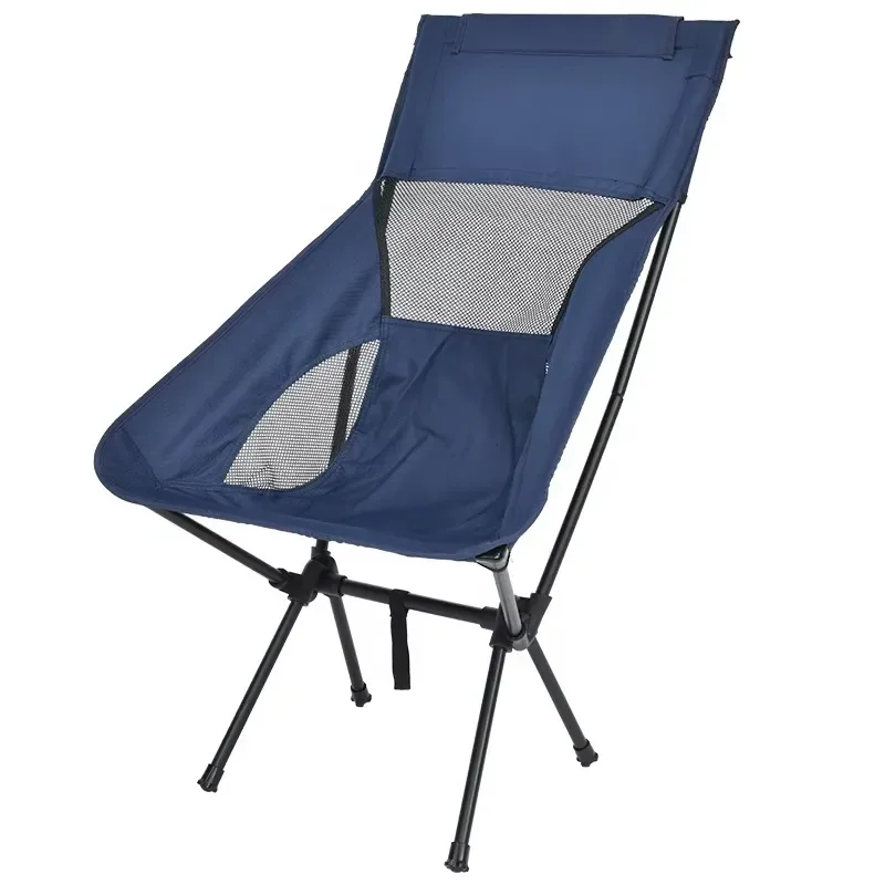 for OEM ODM Modern High Back Fabric Outdoor Folding Chair Portable Beach Lightweight Park Fishing