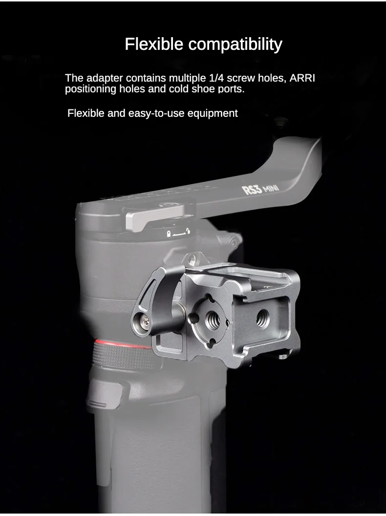 Schnell spanner Nato Rail Clamp Kalt schuh halterung 1/4 Gewinde Monitor halterung für Magic Arm SLR Kamera Käfig Stabilisator Zubehör – Detail 6