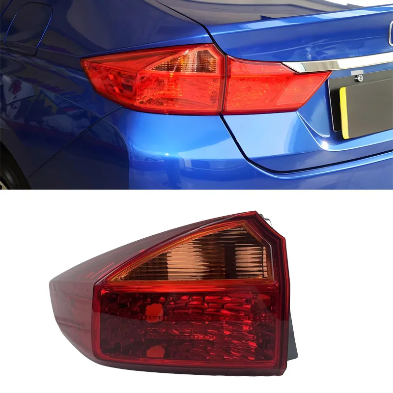 

For Honda City 2015 2016 2017 2018 2019 Tail Brake Lightbulb-free Assembly Rear Lamp Warning Bumper Automotive Parts