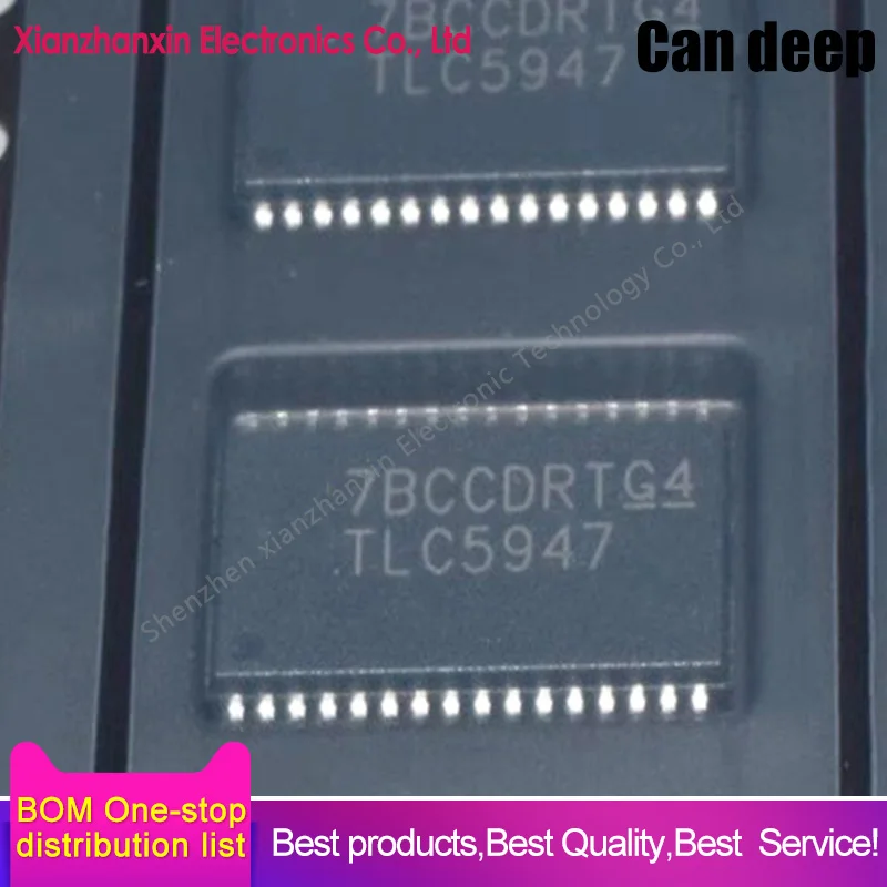 1~5pcs/lot TLC5947DAPR TLC5947 5947 HTSSOP32 LED driver chip in stock