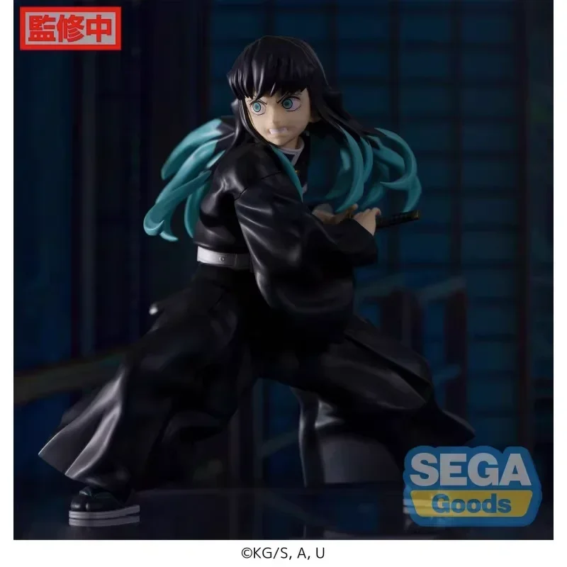 In Stock SEGA Demon Slayer FIGURIZM Tokitou Muichirou Desktop Cute Doll Anime Action Figure Toy Gift Model Collection