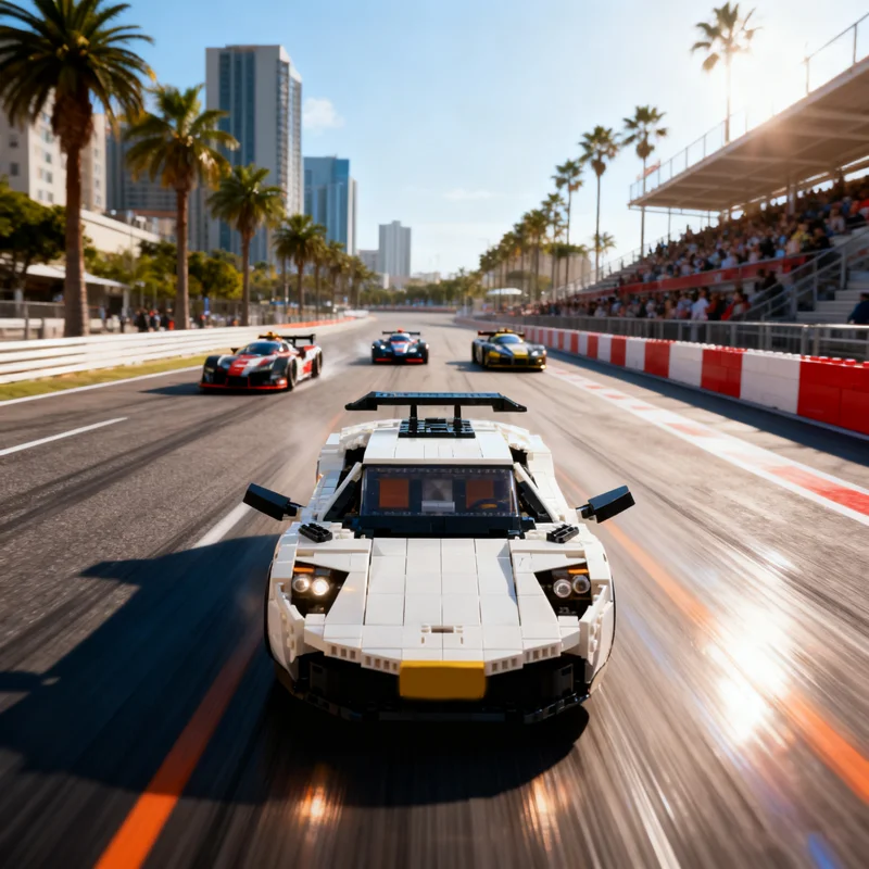 

1302pcs MOC Lamborghiniesed Murcielago SV Carsed Model Building blocks toy Assemble DIY creative idea Christmas gift Birthday