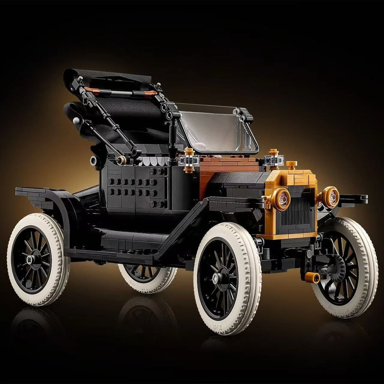 Nouvel ensemble de blocs de construction Ford Model T 2026 – Modèle de voiture rétro noire à assembler – Jouets pour enfants – Cadeaux de Noël et d'anniversaire