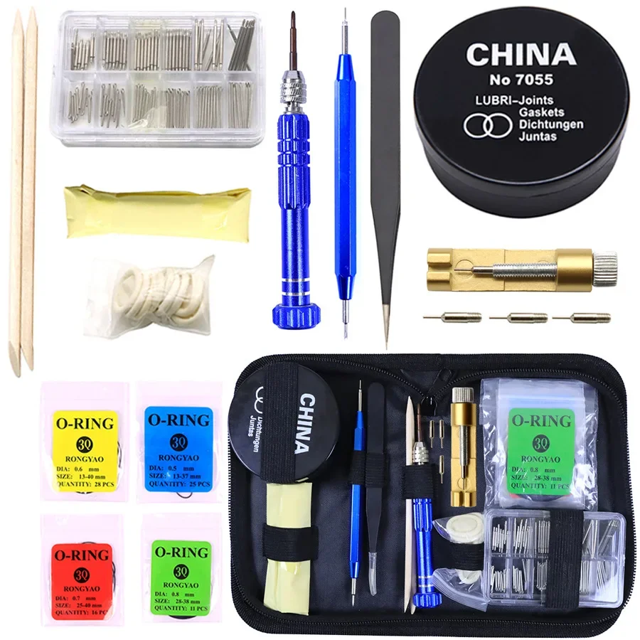 101/121 Piece Set Watch Repair tool, Disassemble the watch strap, replace watch strap connecting rod ,  replace waterproof ring