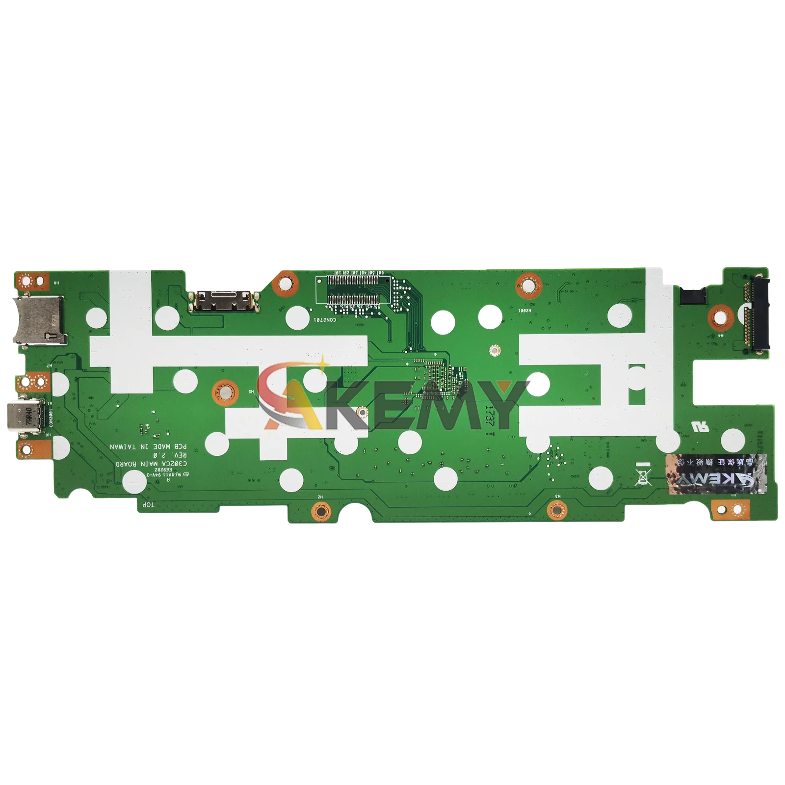 C302CA Laptop Motherboard For ASUS Chromebook C302CA C302C Notebook Mainboard With I3 I5 I7 CPU 100% tests OK fast shipping stk