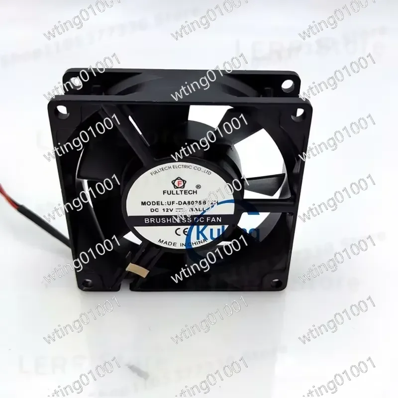 for UF-DA8025B12H 24H High Speed Silent Blower for 12V Inverter Cabinet Air Cooling Fan Hot Selling Original Taiwan Made