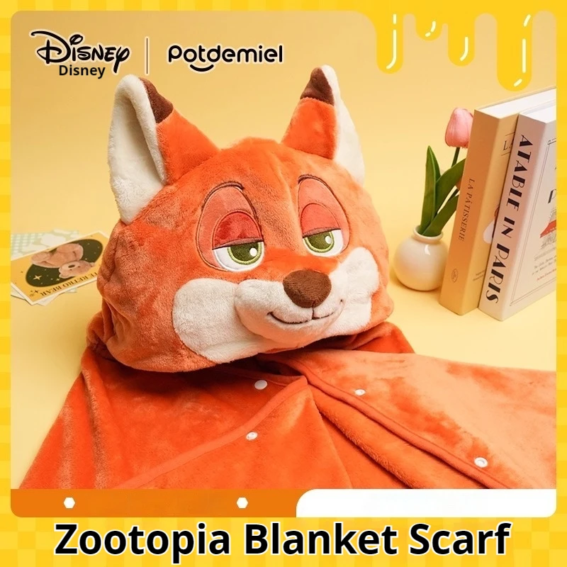 Nieuwe Leuke Judy Nick Office Capuchon Voor Dutje Sjaal Deken Lunch Airconditioning Deken Serie Huishoudelijke Dekens.