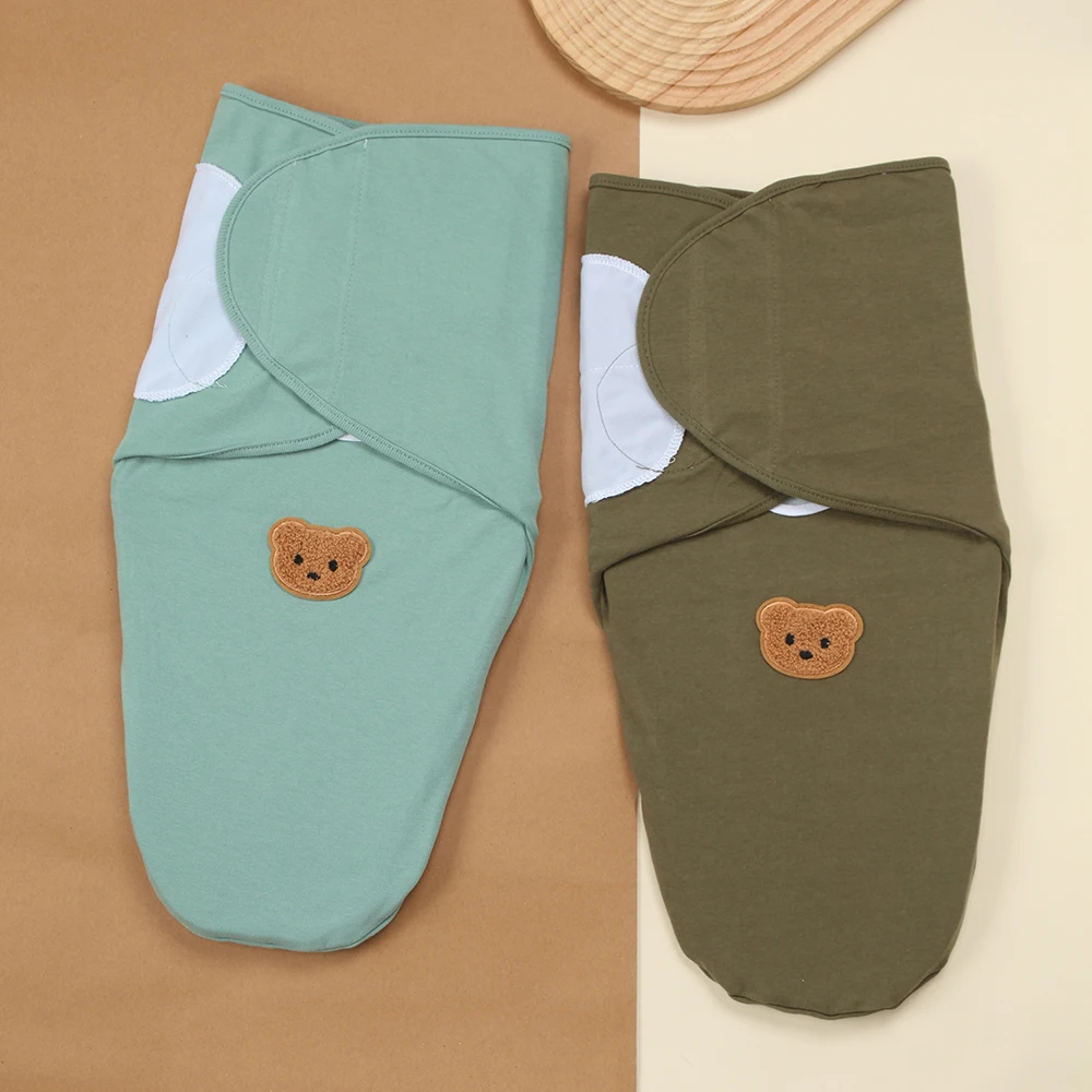 

2 Pack Newborn Baby Blankets for 0-3 Months, Comfortable Baby Swaddle, Babies Swaddle, Solid Infant Boys Swaddle Blanket