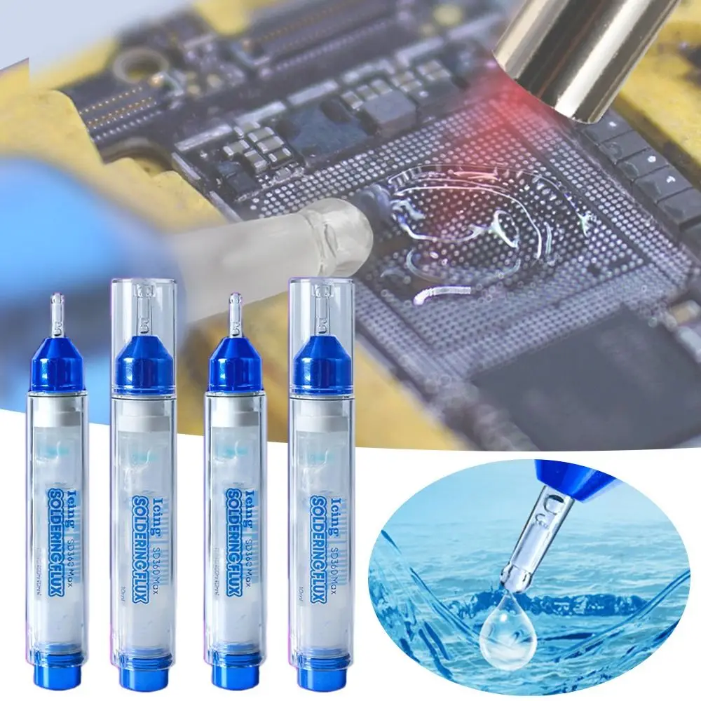 SD360 Max Icing Solder Flux Durable No-Clean Transparent Solder Paste 10cc Soldering Flux PCB SMD BGA SMT Soldering Repair