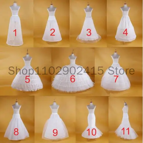 

2023 Wedding Girls Wholesale In Stock Crinoline Petticoat All Style TuTu Hoop Underskirt Bridal Petticoats Prom Dress Rockabilly