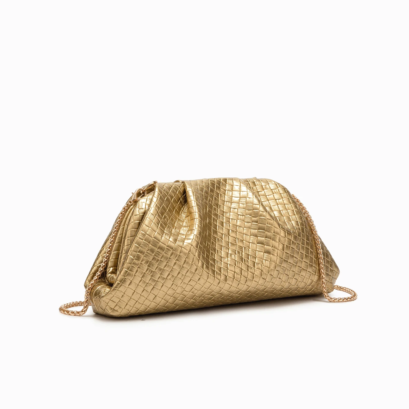 Goldene Geldbörsen und Handtaschen, luxuriöse Designer-Umhängetasche, Damenhandtasche, Hochzeits- und Abend-Clutch, Partytasche – Detail 12