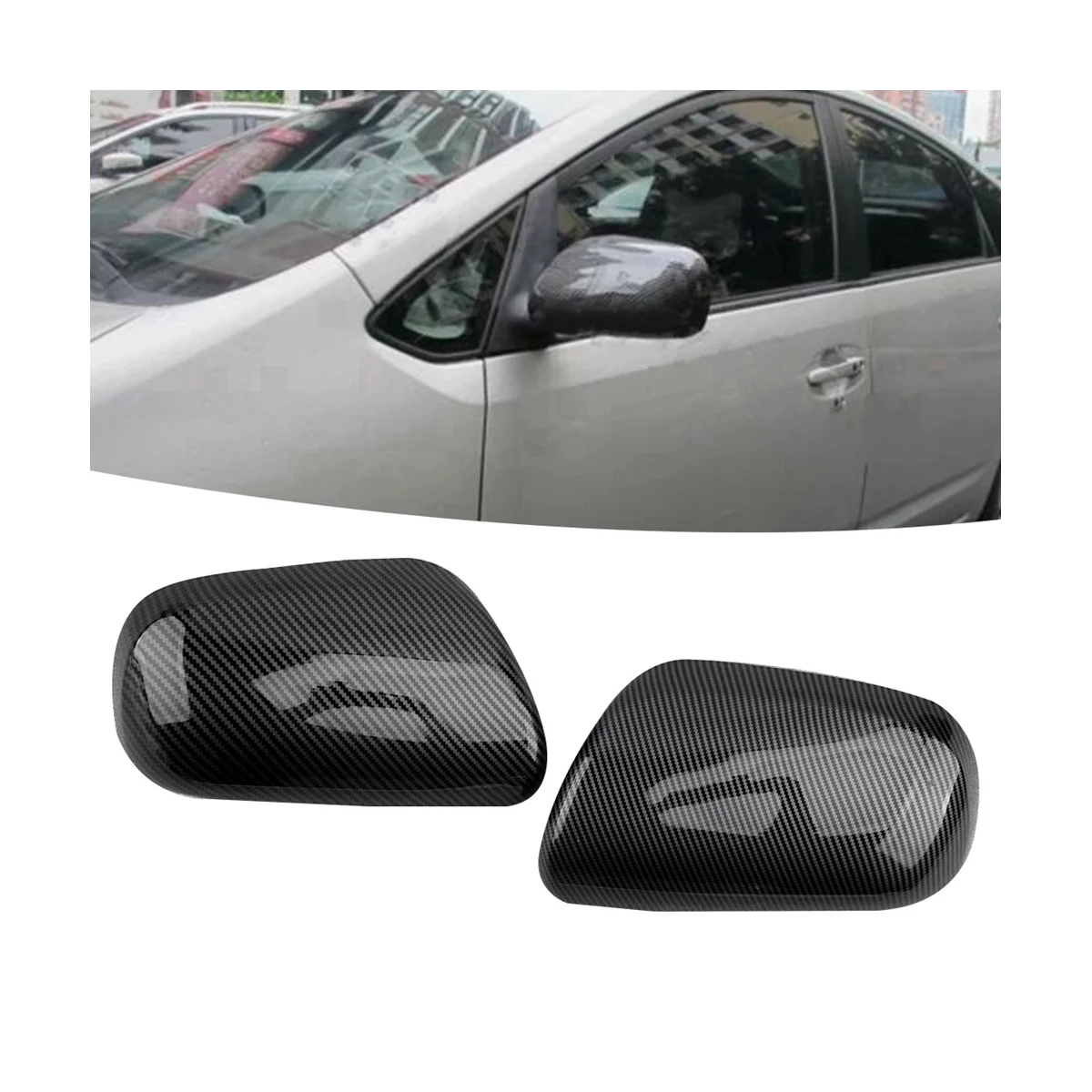 Exterior Door Side Mirror Housing Reversing Mirror Housing Automobile for Toyota Vitz Prius Carrera Yaris Toyota Vios