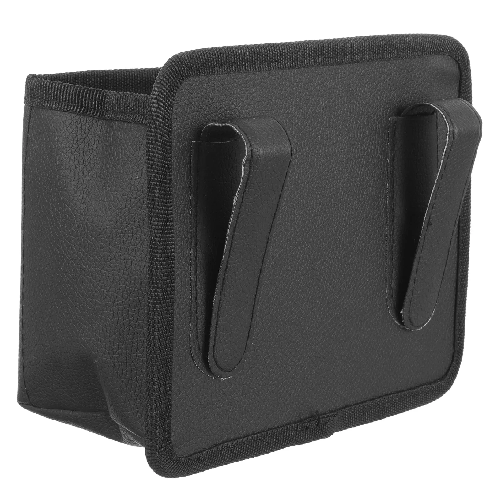 

Door Hanging Storage Bag PU Foldable Trash Can Bin Mini Waste Bucket Car Kitchen Bedroom Practical Durable High Grade