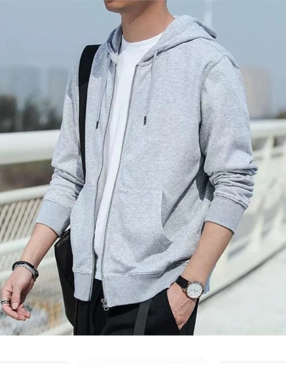 

Мужская утепленная куртка с капюшоном на флисовой подкладке, осенне-зимняя повседневная свободная толстовка на молнии, универсальная, больших размеров