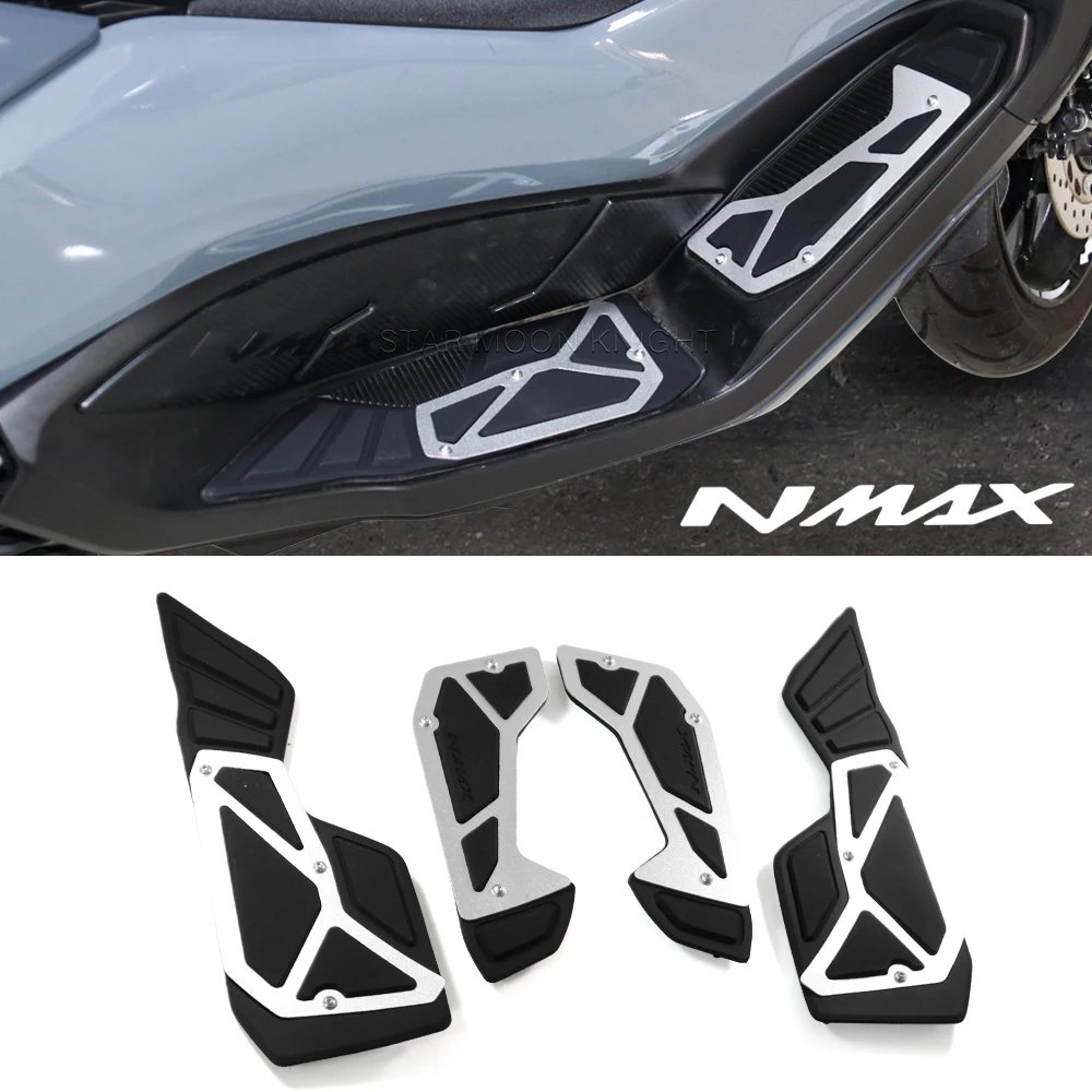 

For Yamaha NMax 125 150 155 N Max NMax125 NMax150 NMax155 Motorcycle Accessories Footrest Footpads Foot Pegs Pedals Plate Pads