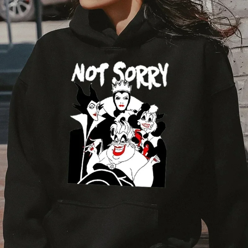 Autumn Fashion Villains Bad Girl Have More Fun Women Men Teen Hoodie Graphic Sweatshirt 90s Harajuku Gothic Pullover Clothes