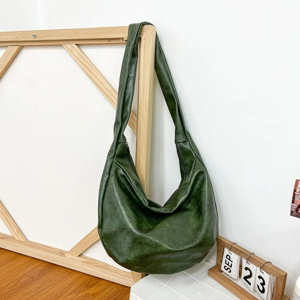 Sac à bandoulière en cuir PU de Style japonais, grande capacité, multifonctionnel, sac de poitrine décontracté, Streetwear, sac à bandoulière pour les déplacements