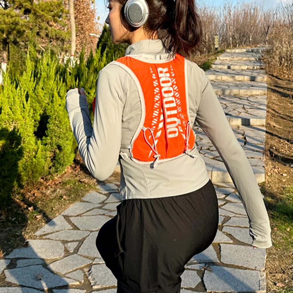 Colete de hidratação leve para mochila de corrida de 5L, adequado para caminhadas em maratona de bicicleta, ultraleve e portátil 5L