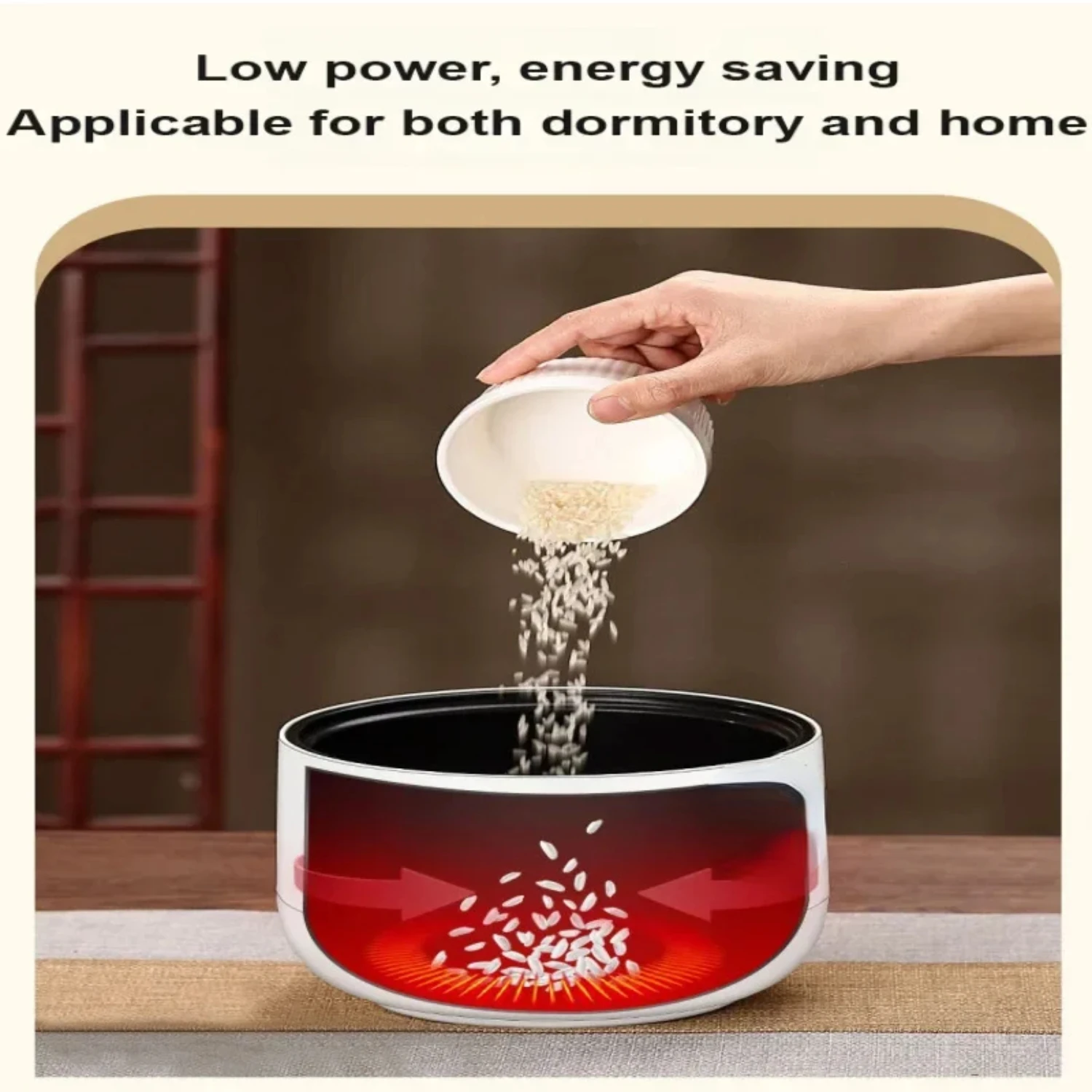 Mini Stiddy Bear Rice Pot Compact Cooker Rice cooker rice cooker small office rice cooker gift 220V/110V