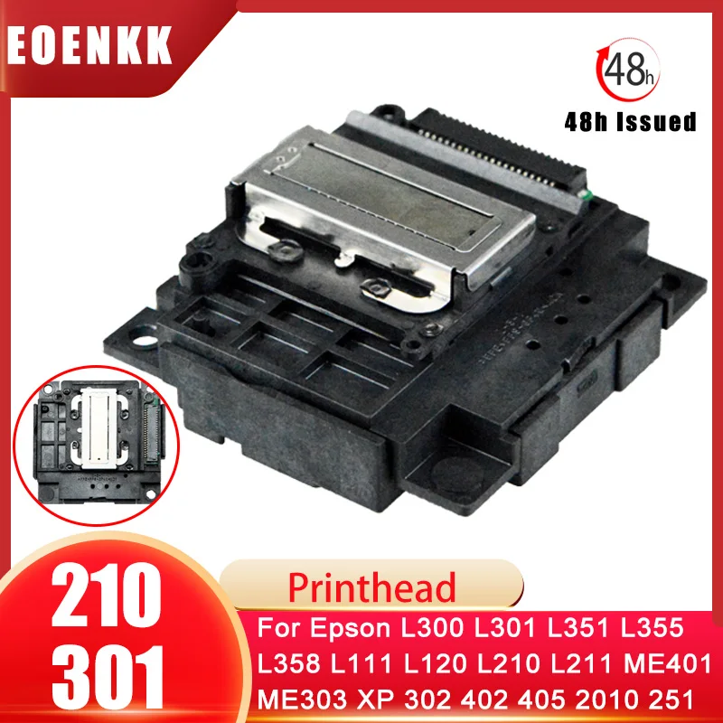 Printhead L301 New Print Head For Epson L301 L303 L310 L3110 L111 L1118 L130 L351 L353 L358 L360 L401 L405 L380 xp241