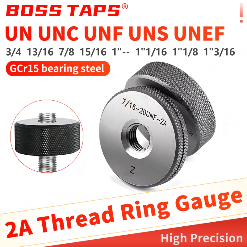 

Набор (1*GO+1*NOGO) 2A 3/4 13/16 7/8 15/16 1''-- 1''1/16 1''1/8 1''3/16 UN/UNC/UNF/UNS/UNEF Калибр для измерения резьбы по американскому стандарту, мелкая резьба