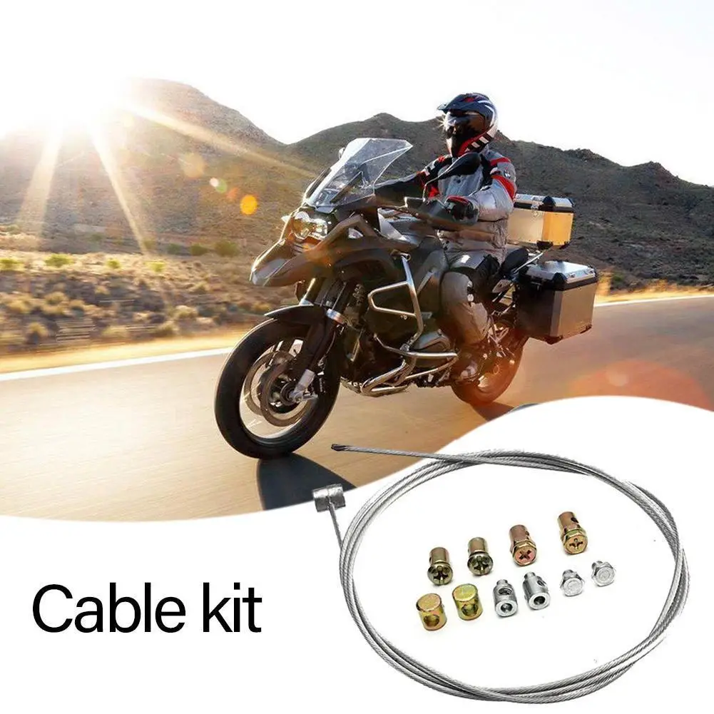 Universal Motorcycle Emergency Cable Repair Kit Cable Solderless Nipple With Sleeve And Nut Set Motorcycle Accesories