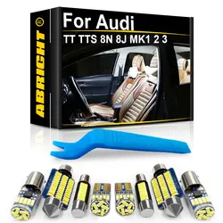 Car LED Interior Light Canbus For Audi TT TTS 8N 8J MK1 MK2 MK3 Allroad C5 1999 2000 2001 2002 2003-2014 Indoor Lamp Kit