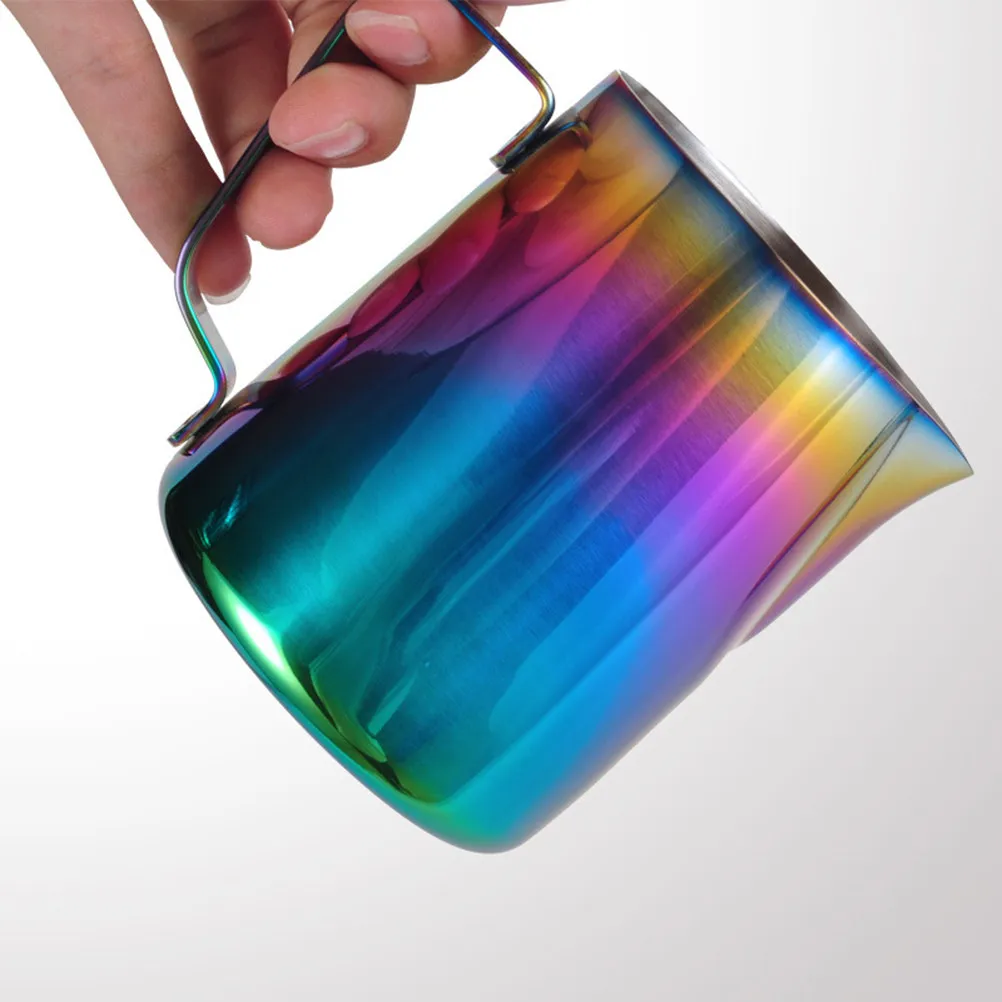 

Кувшин для вспенивания молока, 600 мл, из нержавеющей стали, для кофе и латте-арта, премиум-класса, с полированной поверхностью, с антипригарным покрытием, для эспрессо, 1 шт.