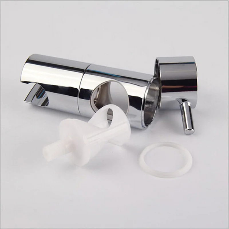 1pc Chrom Hand brause kopf halter für 22-25mm Slider Bar Riser Rail Hand halterung