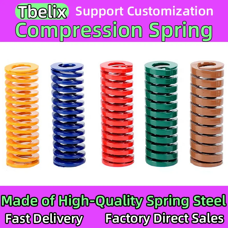 

Tbelix 4PCS Compressed Spring Die Buffer Springs for Car Trunk Tailgate Strut Support Rod Spring Shock Absorber Hydraulic OD20MM