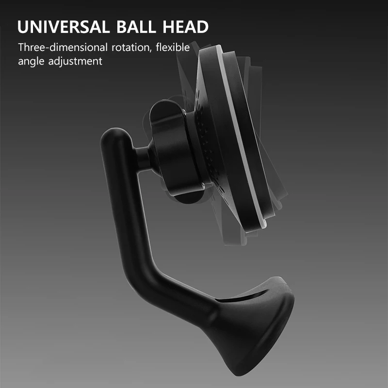 NovaAcc Magnetic Fast Charging Phone Holder For Tesla Model Y Model 3 Magnetic Wireless Car Charger 360° rotation Phone Mount - Image 4
