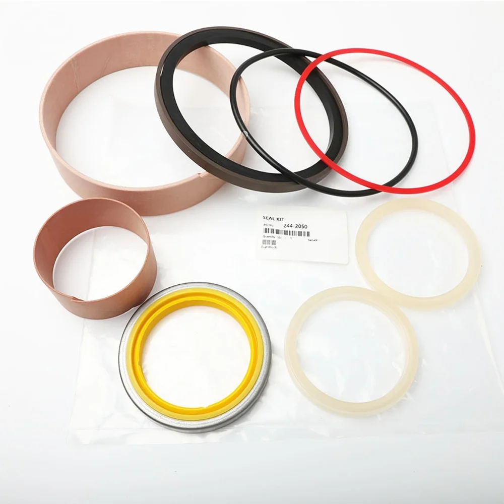 Hrydraulic Cylinder Seal Kit 244-2050 2442050 Fit WHEEL LOADER BACKHOE D8T D8R D8R II D8N D8 GC D8