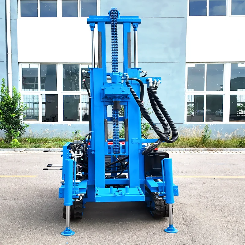 تخصيص RLD-260 100m 200m آلة حفر الآبار الضحلة Dth آلة حفر المطرقة لآبار المياه