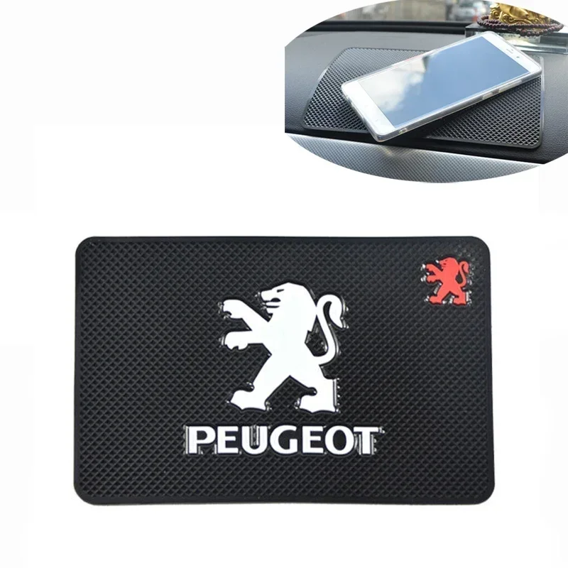 Car Phone Anti-slip Mat Non Slip Prevent Pad for Peugeot 306 207 206 208 3008 307 301 308 5008 2008 508 Rifter 407 Accessories