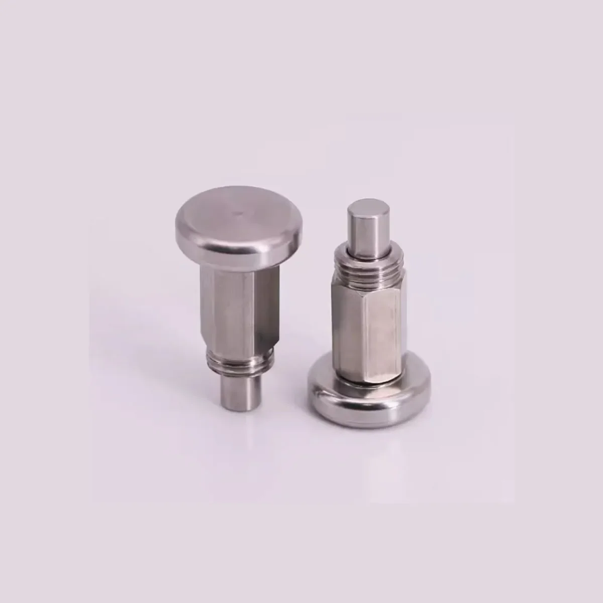 

M10M12 Knob Plunger/Self-Locking Stainless Steel Indexing Pin/Reset Threaded Spring Dividing Positioning Column