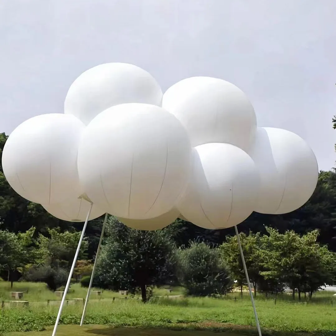 شعار قابل للنفخ مخصص نموذج غاز القمر المضيء مهرجان منتصف الخريف مركز تسوق نشاط معلق شكل أرنب PVC