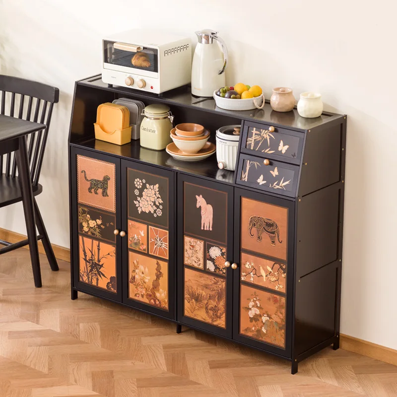 

Боковой шкаф для дома, кухни, гостиной, настенный или напольный, для хранения кофе и чая