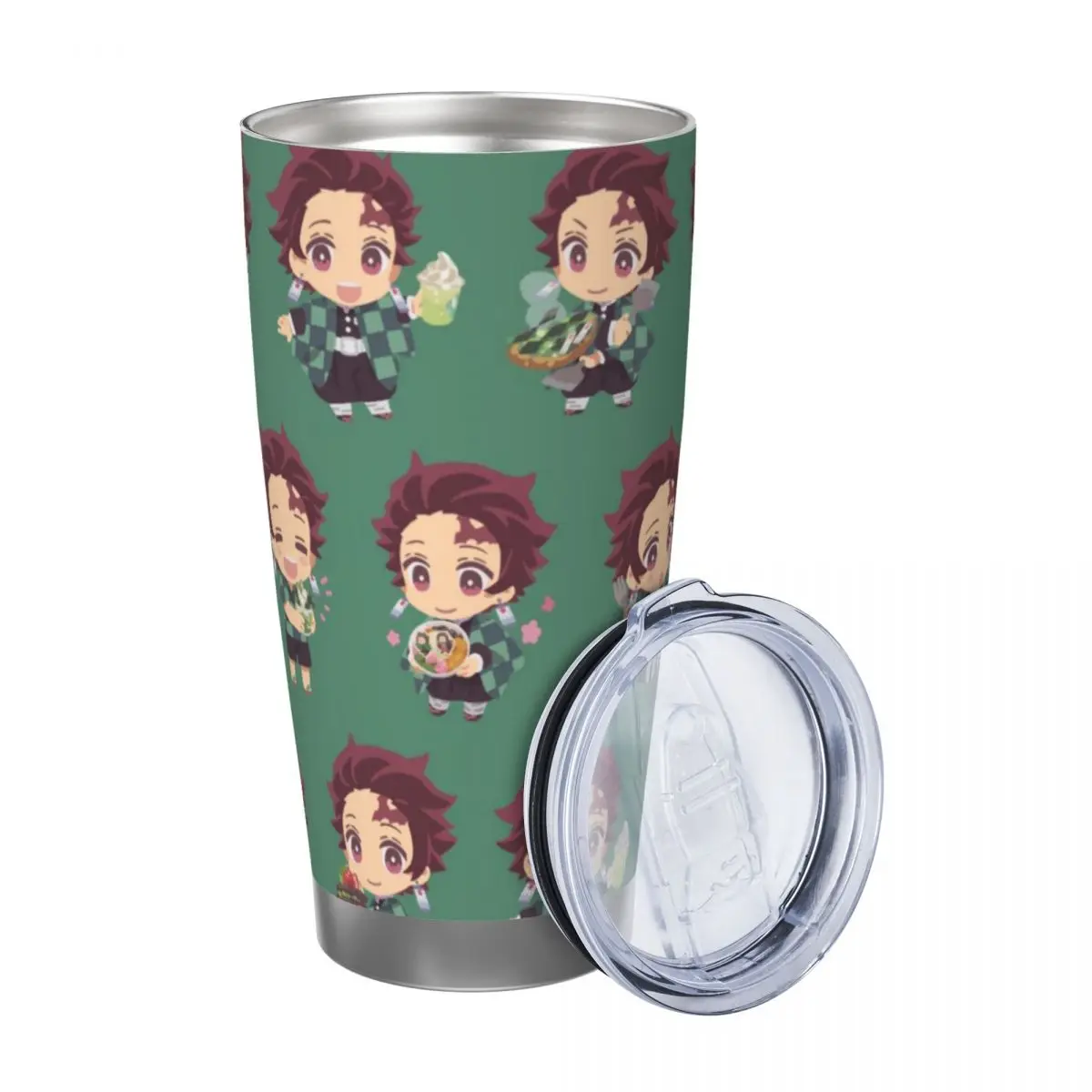 Demon Slayer Kimetsu No Yaiba 20oz Stainless Steel Insulated Thermal Coffee Car Cup Cold Hot Mugs Vacuum Flask