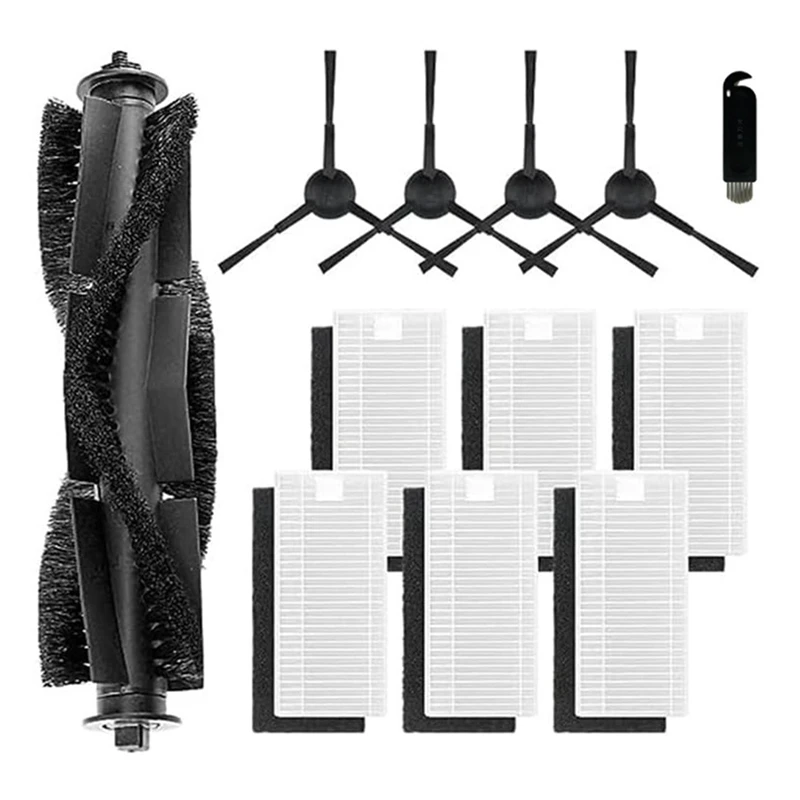 Thamtu 로봇 진공 청소기 롤러 브러시용 메인 브러시 사이드 브러시, HEPA 필터 예비 부품 액세서리