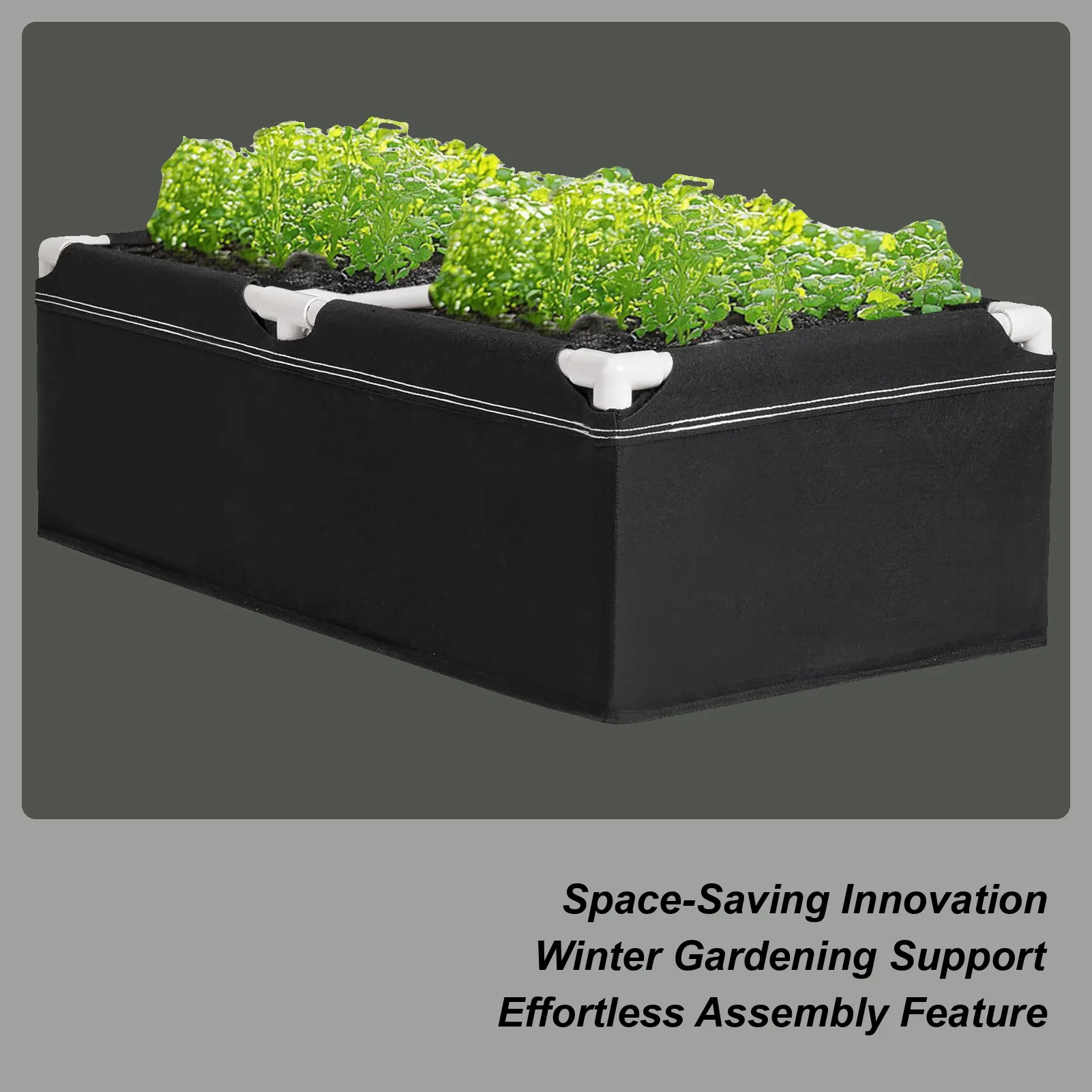 

Fabric Garden Plant Bed Rectangular Vegetable Grow Planting Pot Gardening Raised Beds With Frame For Vegetable Strawberries