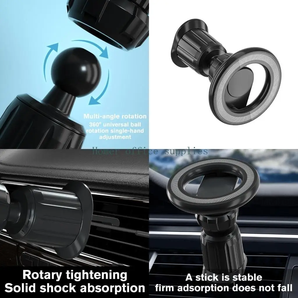 

K43B Автомобильный держатель для телефона, магнитное крепление для телефона, 5 сильных магнитов для автомобильного крепления для