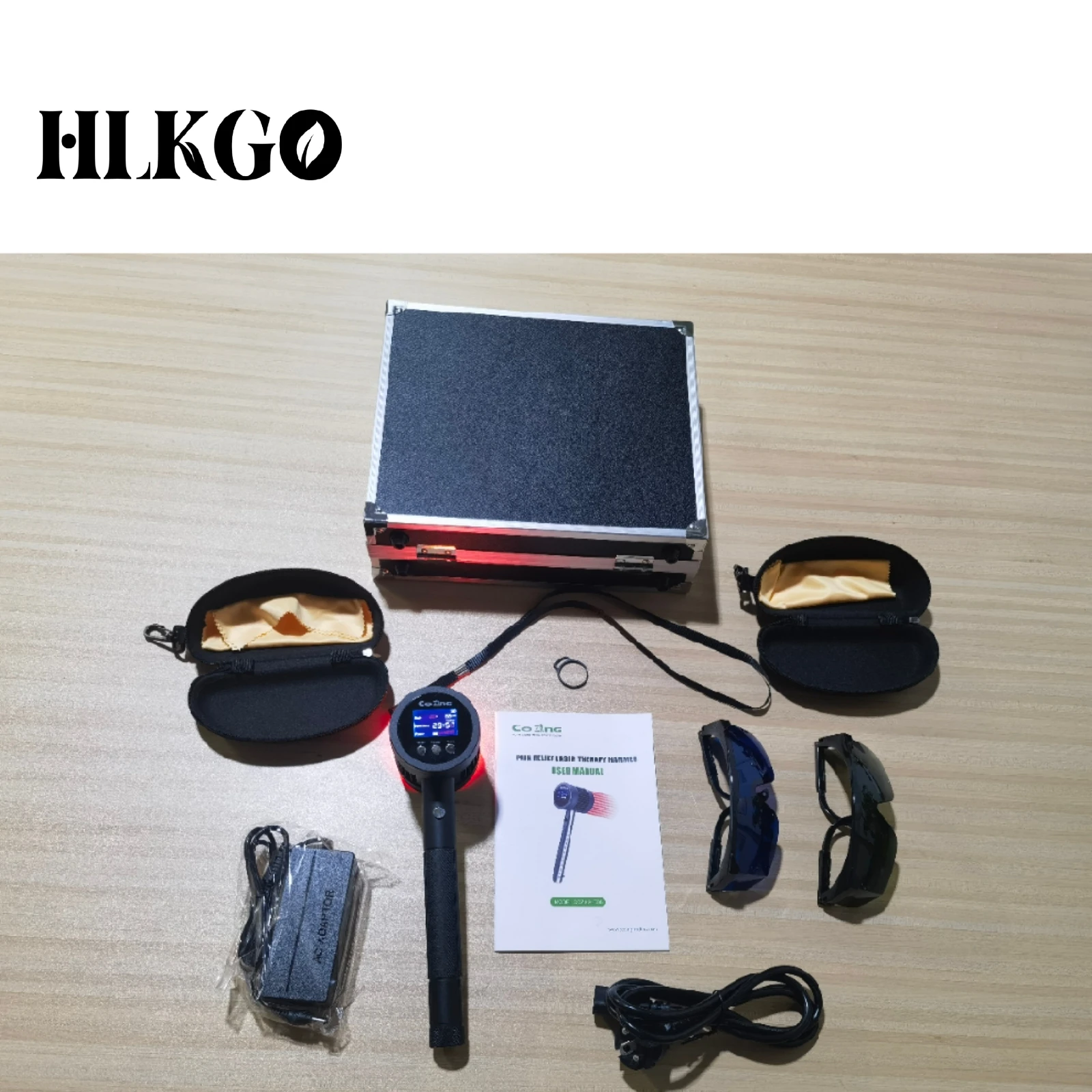 

Устройство лазерной терапии HLKGO 650 нм + 808 нм 19x650 нм и диоды 6x808 нм для облегчения боли в нейропатии и заживления ран (домашнее использование)