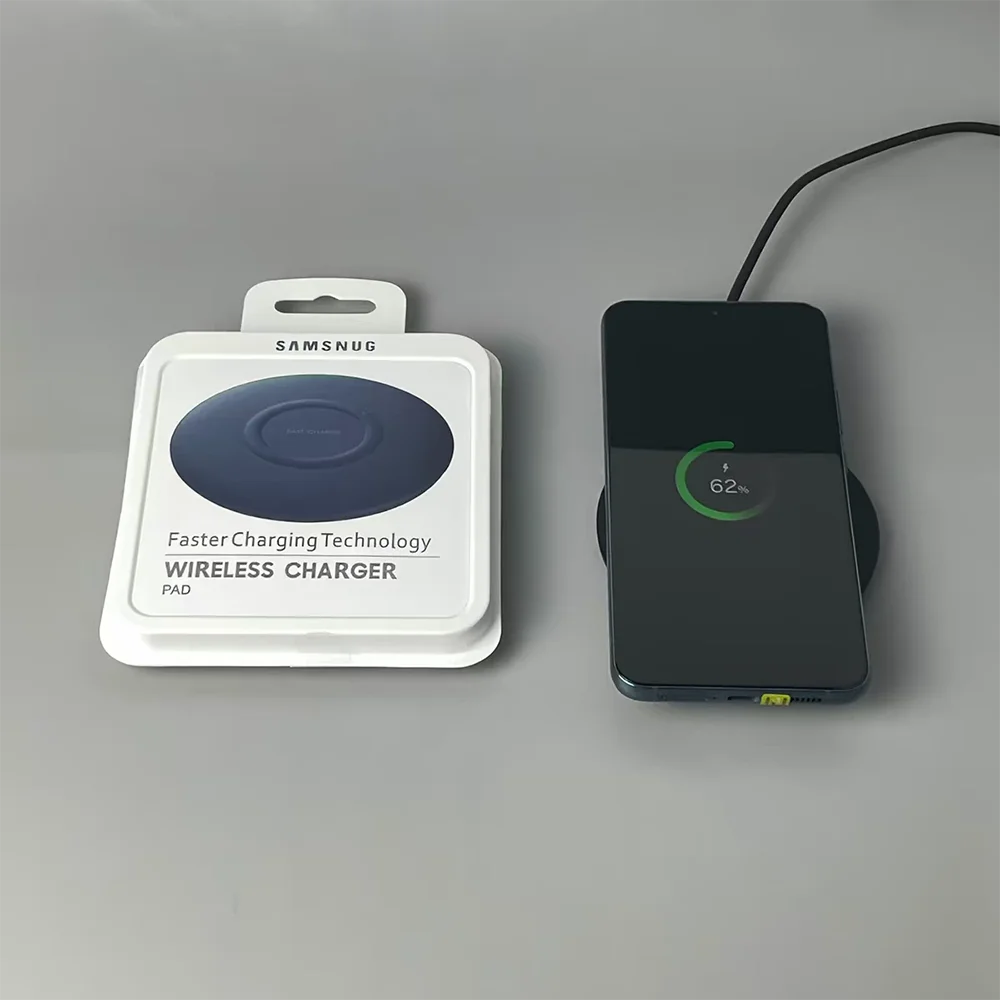 Samsung 15W EP-P1100 Fast Wireless Charger Qi Pad For Galaxy S26 S25 S24 S23 S22 S21 Ultra S10 S9 S8 S7 S6 Plus Note 20 10 +Box