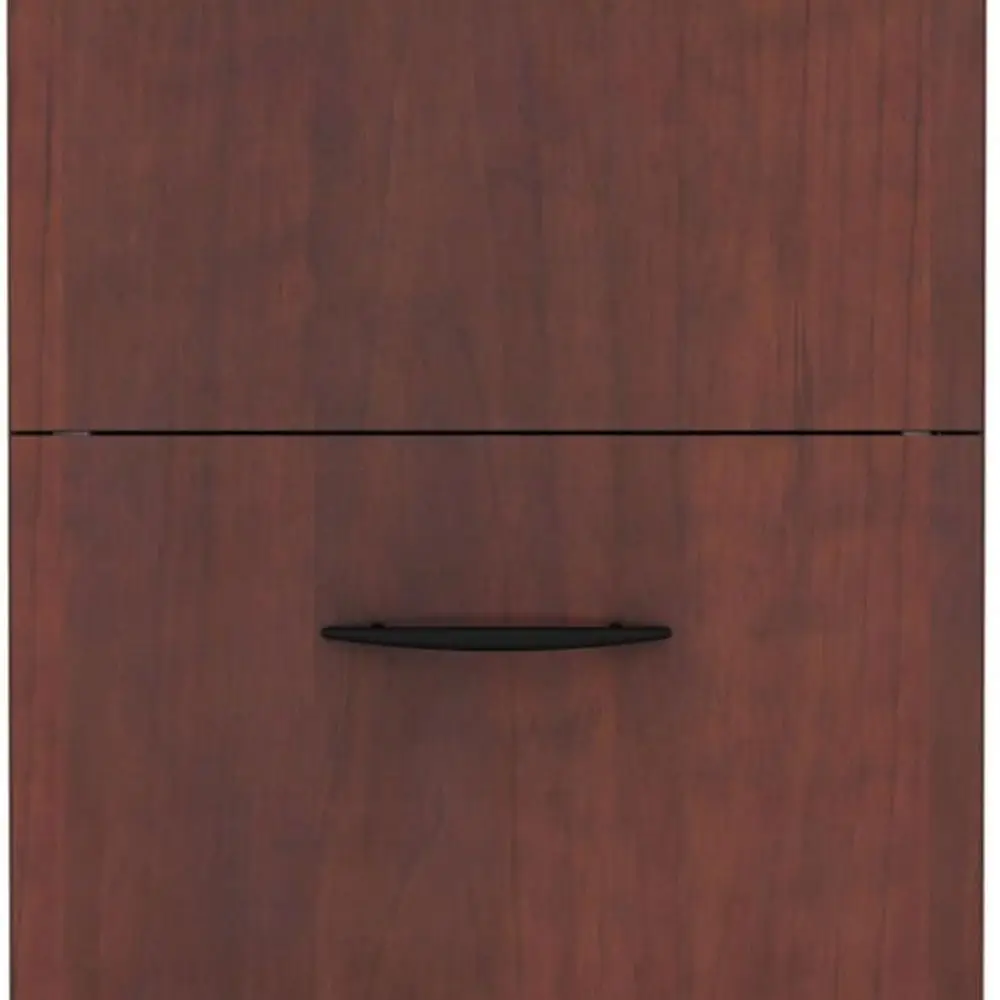 Medium Cherry 2-Drawer Full Pedestal, 16x22x28-Inch Valencia Series